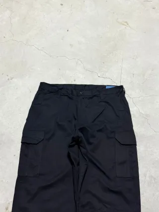 Pantaloni Cargo vintage cintas uomo neri tg 36