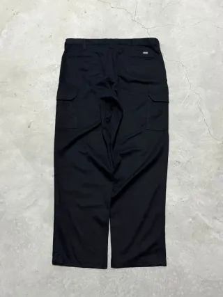 Pantaloni Cargo vintage cintas uomo neri tg 36