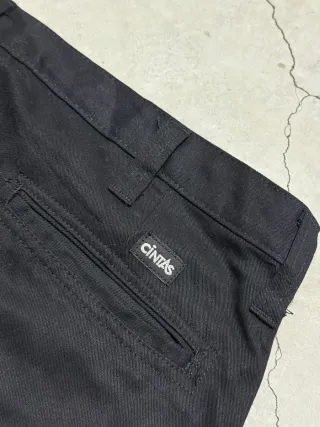 Pantaloni Cargo vintage cintas uomo neri tg 36