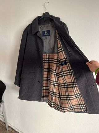 abrigo Burberry en lana y cachemira