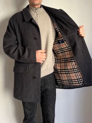abrigo Burberry en lana y cachemira