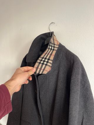 abrigo Burberry en lana y cachemira