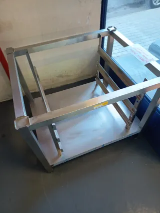 Carro acero inoxidable para horno