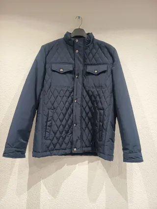 Parka acolchada azul Talla 52 Sólo un uso