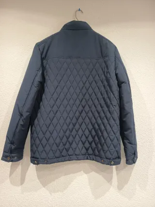 Parka acolchada azul Talla 52 Sólo un uso