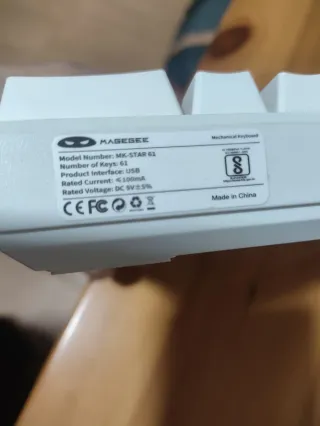 Teclado Mecánico Blanco