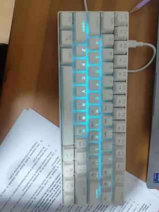 Teclado Mecánico Blanco