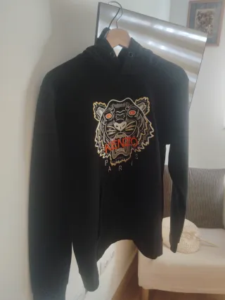 Sudadera Kenzo Paris Tiger Negra