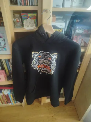 Sudadera Kenzo Paris Tiger Negra