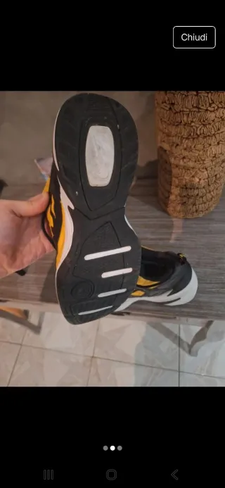 Nike M2K Tekno Scarpe Giallo/Nero 37.5