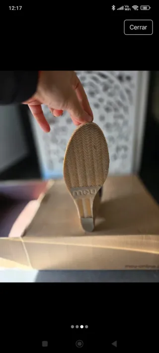 Botas Mou Azul Talla 38