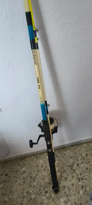 Carrete Daiwa GS100 + Caña 2 piezas