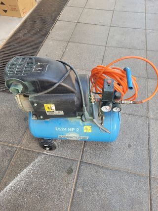 Compresor de aire azul