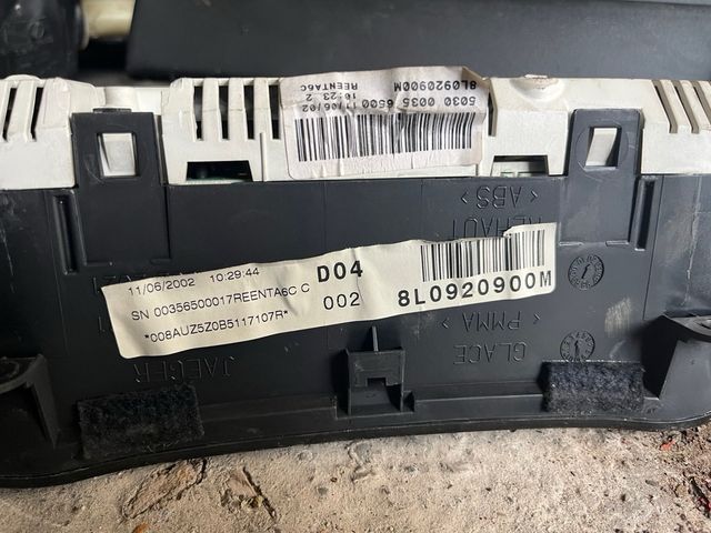 Centralita y Cuadro Audi a3 8L