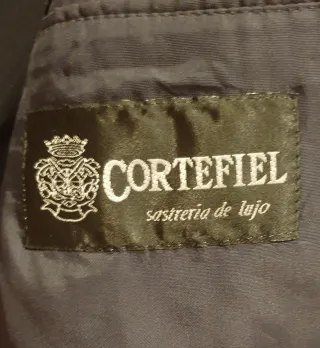 Traje de caballero doble pecho negro Cortefiel