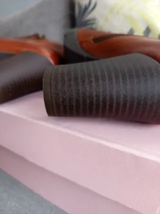 Botines piel 35 B.D.A plataforma