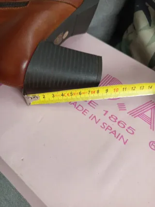 Botines piel 35 B.D.A plataforma