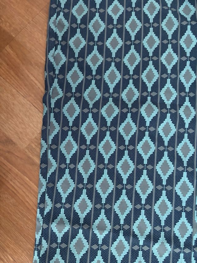 Pantalón ancho estampado rombos