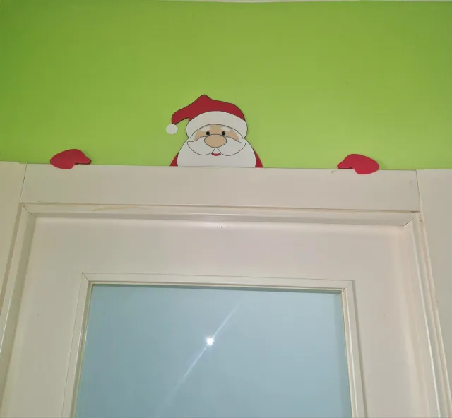 Adorno Papá Noel para Puerta