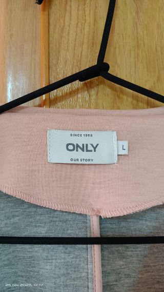 Abrigo rosa ONLY Talla L