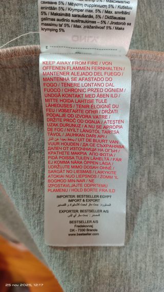 Abrigo rosa ONLY Talla L