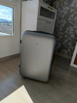 Maleta TEMPO Plata grande altura 72 ancho 47