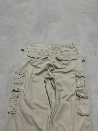 Pantaloni Cargo vintage USA beige uomo tg 34