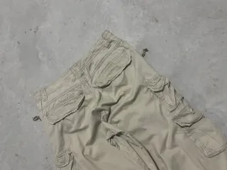 Pantaloni Cargo vintage USA beige uomo tg 34