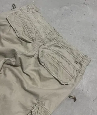 Pantaloni Cargo vintage USA beige uomo tg 34