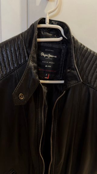 Cazadora Cuero Pepe Jeans Talla S