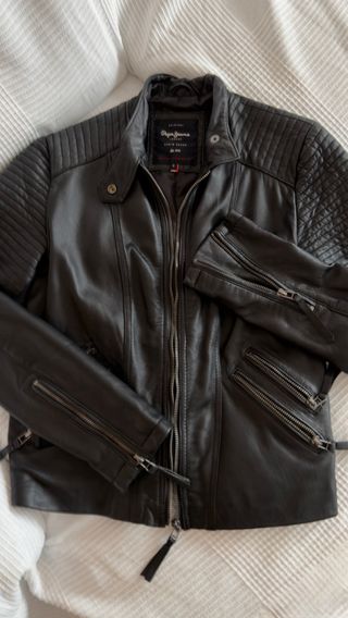 Cazadora Cuero Pepe Jeans Talla S