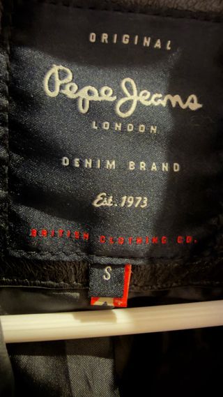 Cazadora Cuero Pepe Jeans Talla S