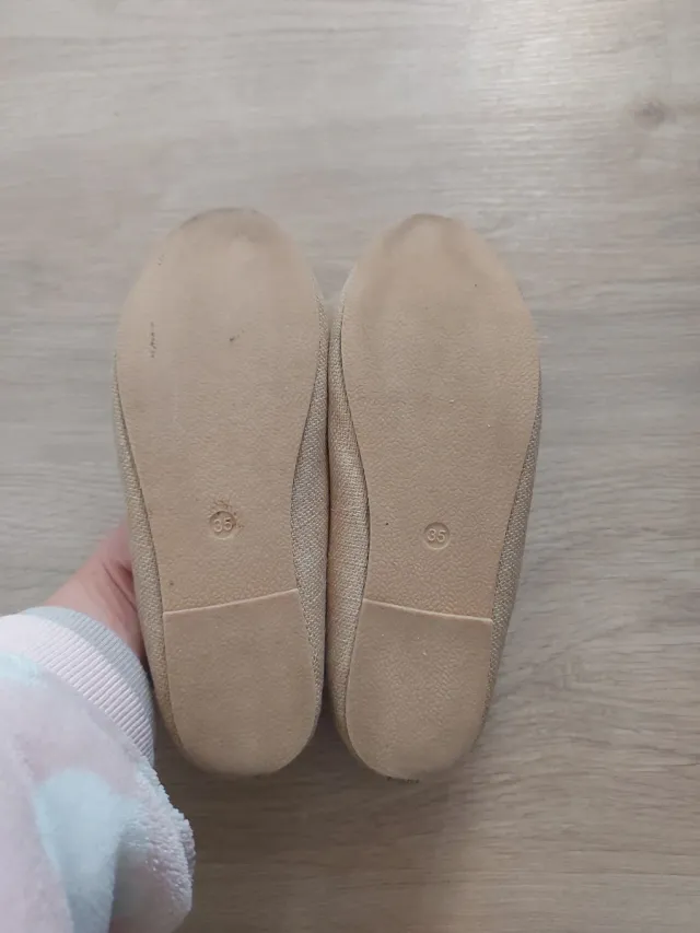 Bailarinas niña talla 35 beige