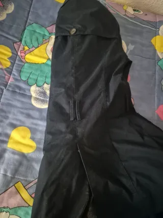 Gabardina azul mujer