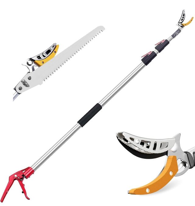 Tijera podar telescópica con sierra