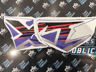 Kit Autocolantes Yamaha XT 600e 1996 purple/withe