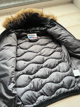 Blauer Giubbotto Nero Donna