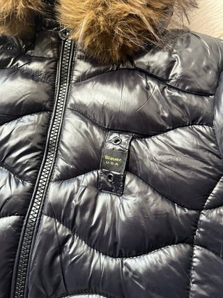 Blauer Giubbotto Nero Donna