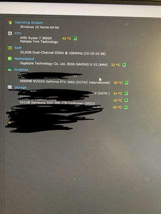 PC RTX 3060 32GB Ram Ryzen 7 3800 1TB SSD Gaming