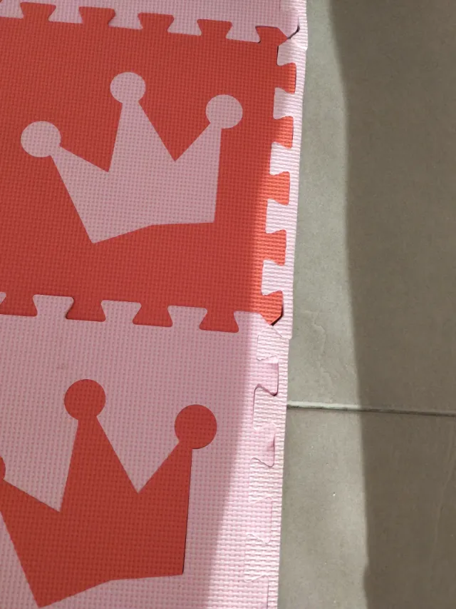 Tapete de suelo con coronas ,10 piezas