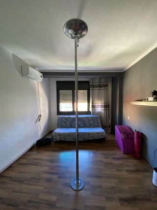 Habitación con barra de Poledance