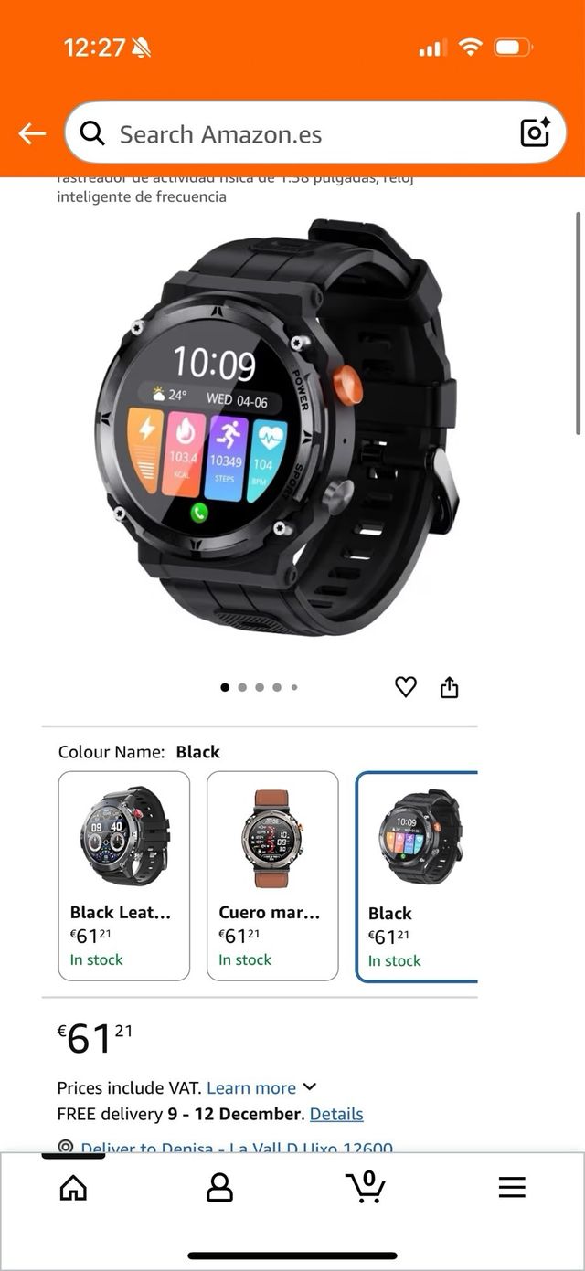 Smartwatch C21 Pro Nero