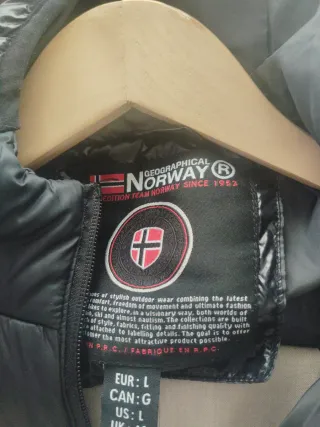 Chaqueta Geographical Norway Negra