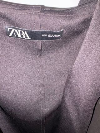 Zara Trench Nero Taglia M Leggero