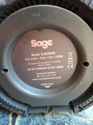 Licuadora Sage. Liquidora Extractor de zumos Sage