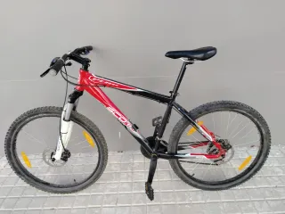 Bicicleta Scott Montaña Roja y Blanca