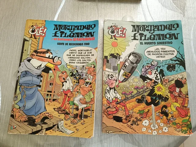 2 Tebeos Mortadelo y Filemón