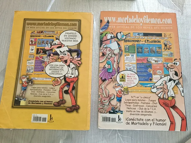 2 Tebeos Mortadelo y Filemón