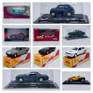 LOTE 10 COCHES ESCALA 1:43 SOLIDO CORGI MAJORETTE