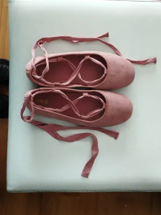 Bailarinas rosas niña Mango Talla 35